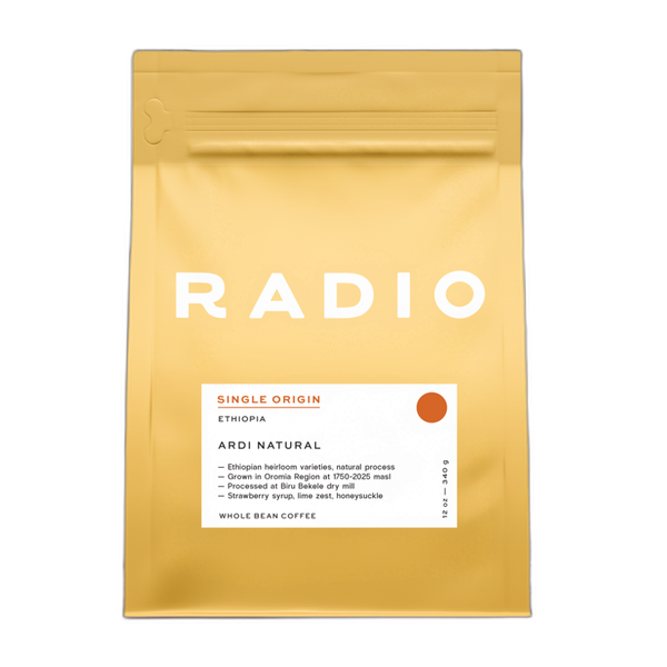 Ardi Natural Ethiopia by Radio Roasters Coffee