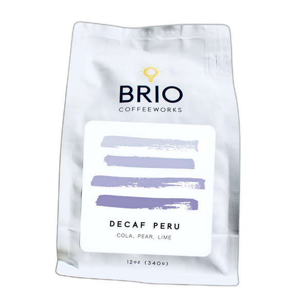 Decaf Peru - 12 oz. by Brio Coffeeworks