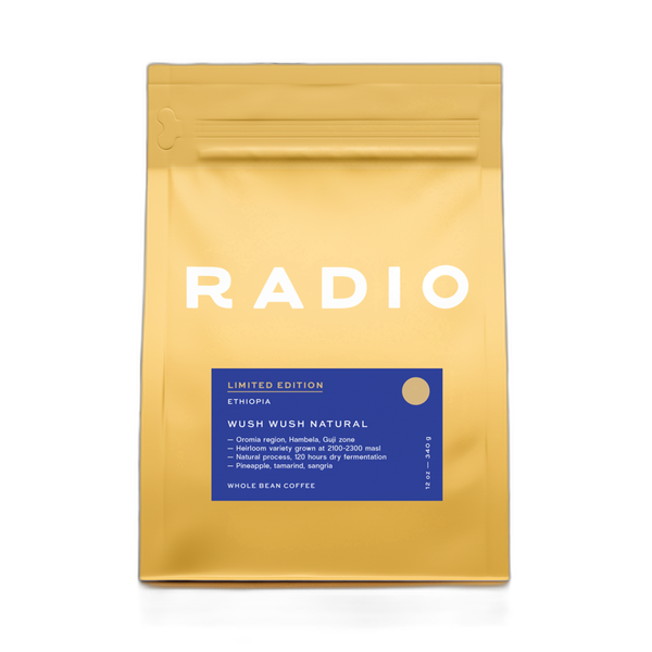 Ethiopia Wush Wush Natural by Radio Roasters Coffee