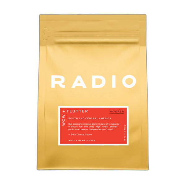 Wow & Flutter Woofer Espresso by Radio Roasters Coffee